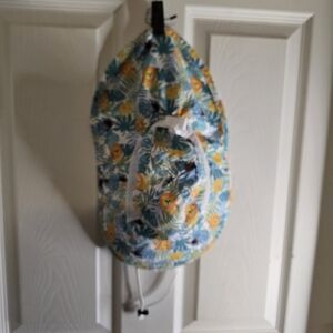 Tropical Print Kids Drawstring Bag